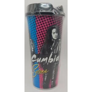 NEW Selena Tumbler With‎ Lid- Queen of Columbia - Fiesta Da La Flor